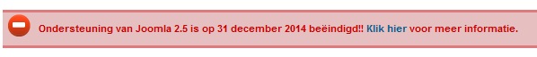 joomla 25 end of life